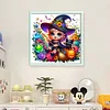 (Multi-Style) Halloween Witch Ghost-11CT Stamped Cross Stitch 45*45/50*50cm