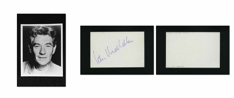 Ian Mckellen - Signed Autograph and Headshot Photo Poster painting set - Lord of the Rings