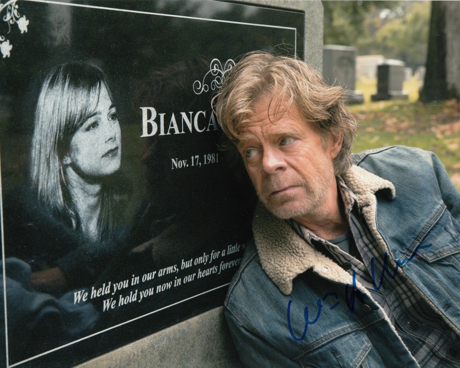 WILLIAM H MACY signed *SHAMELESS* 8X10 Photo Poster painting FRANK GALAGHER (PROOF) W/COA #1