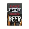 5pcs - Beer Vintage Metal Signs(12*16Inch)