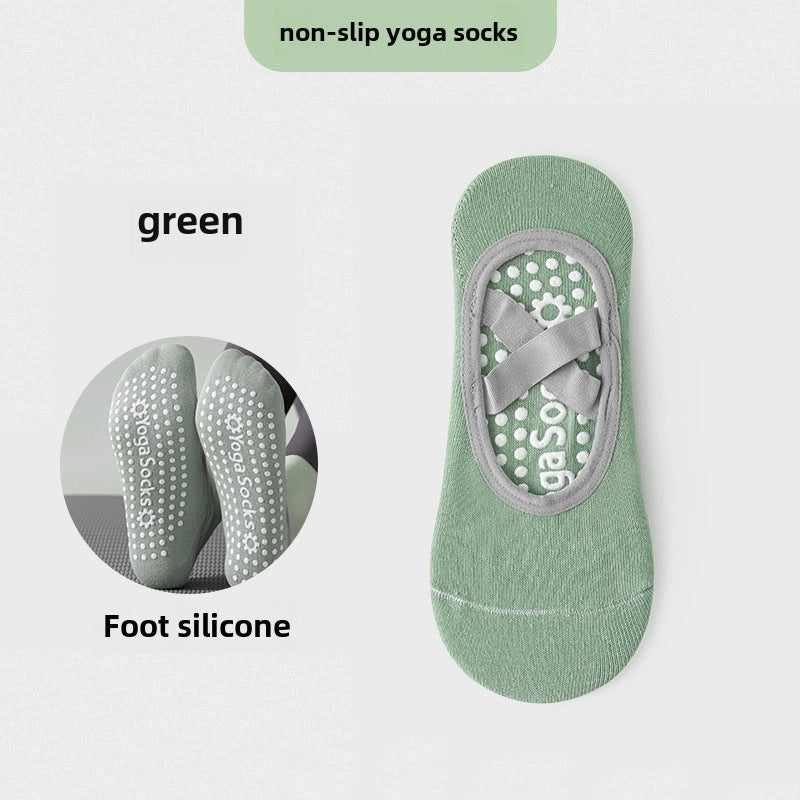 Yoga Socks Women Boat Socks Summer Professional Indoor Fitness Dancing Non-slip Silicone Spring And Autumn Pilates Sports Socks