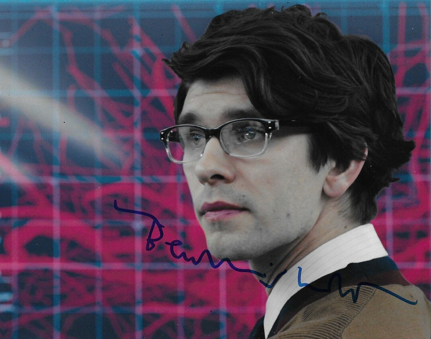 Ben Whishaw Signed Skyfall 10x8 Photo Poster painting AFTAL