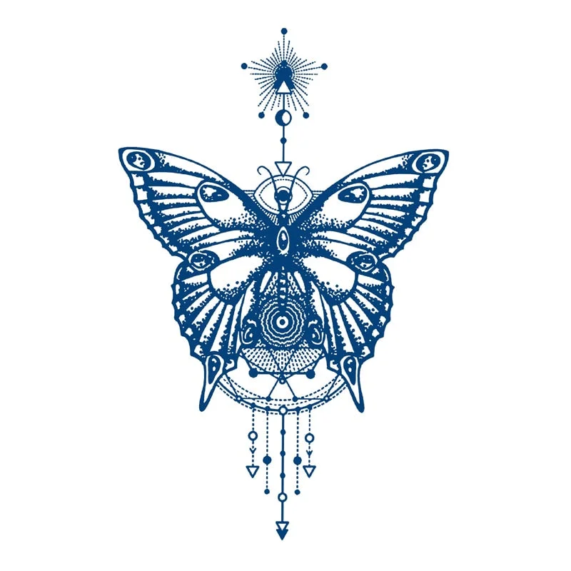 GHHF51-200 herbal juice tattoo stickers semi-permanent lasting men and women tattoo waterproof sweat plant juice tattoo stickers