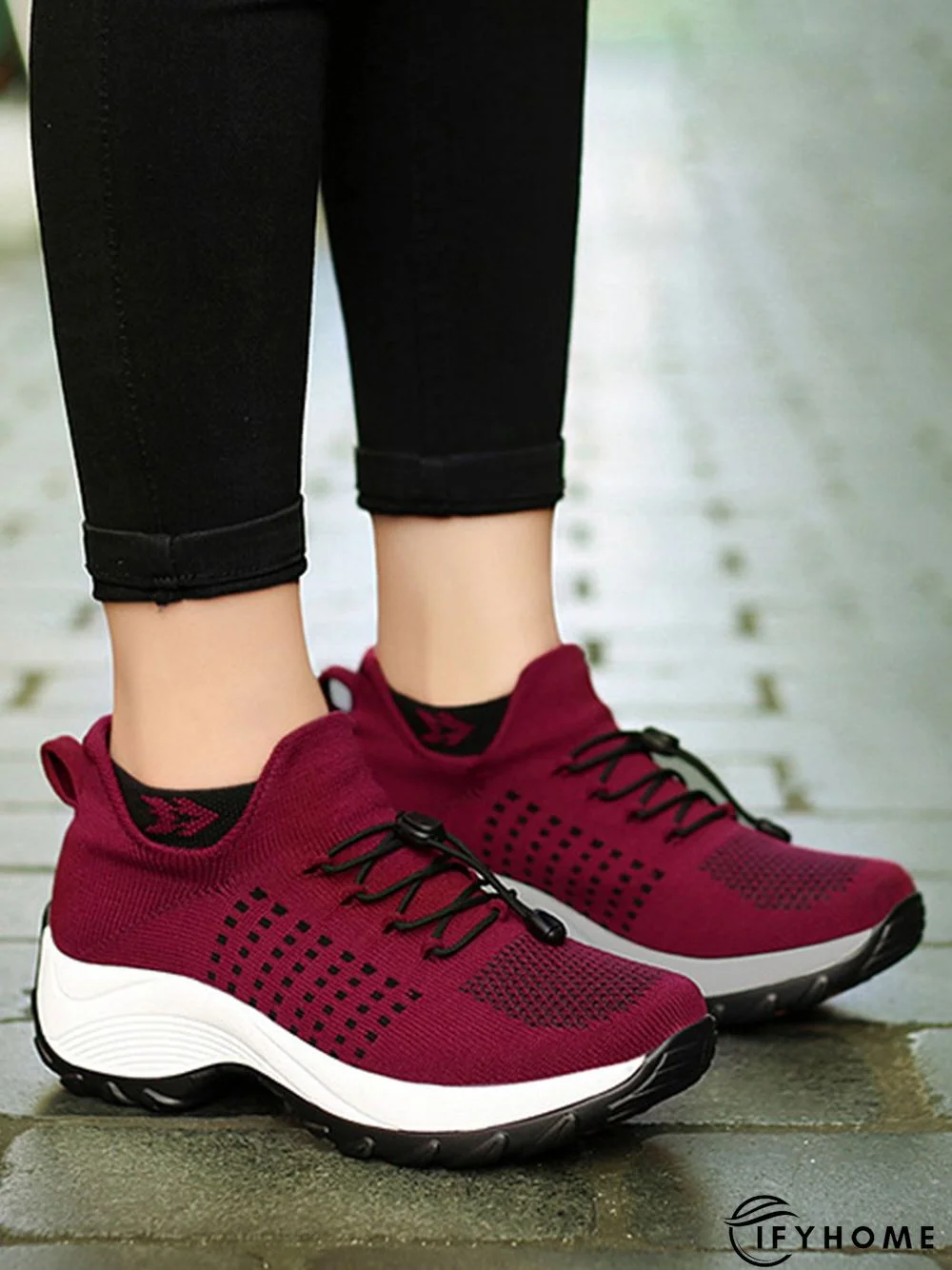 Lightweight Breathable Flyknit Woven Shoes | IFYHOME