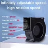 6000RPM BBQ Blower DC 12V Barbecue Fan with Variable Speed Controller (EU)