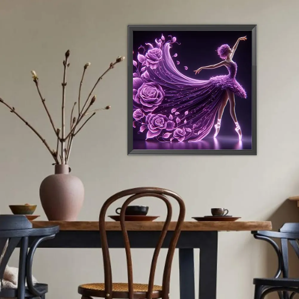 Diamond Painting - Full Round Drill - Girl(Canvas|40*40cm)