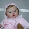 [Special Gift for Kids]17" Lifelike Innocent and Lovely Reborn Awake Newborn Girl Cally with Heartbeat💖 & Sound🔊 - RBBI-Myrebornbabydoll&reg; Myrebornbabydoll&reg;