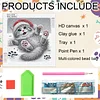 Diamond Painting - Partial Special Shaped Drill - Winter Cat(Canvas|30*30cm)