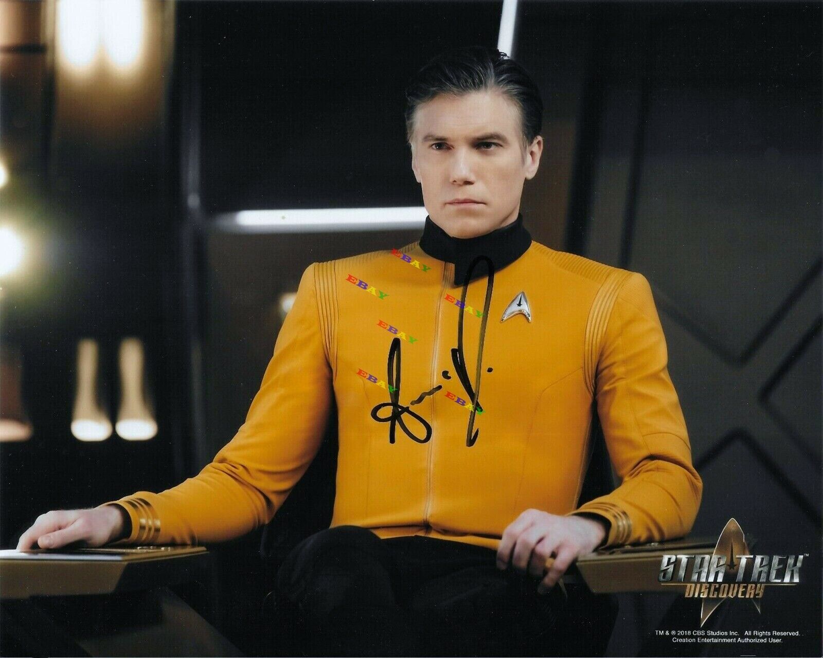 Star Trek ANSON MOUNT Autographed Signed 8x10 Photo Poster painting Reprint