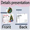 DIY 2027 Diamond Painting Calendar Art Kit Paper Desk Calendar Desktop Decoration Craft Kit