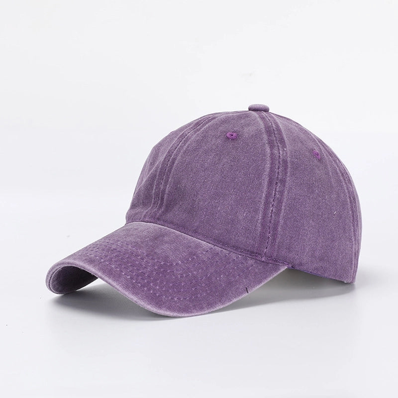 Water Wash Cap Embroidered Logo Do Old Torre Cap Soft Top Cap Printing Hat Light Plate Baseball Cap