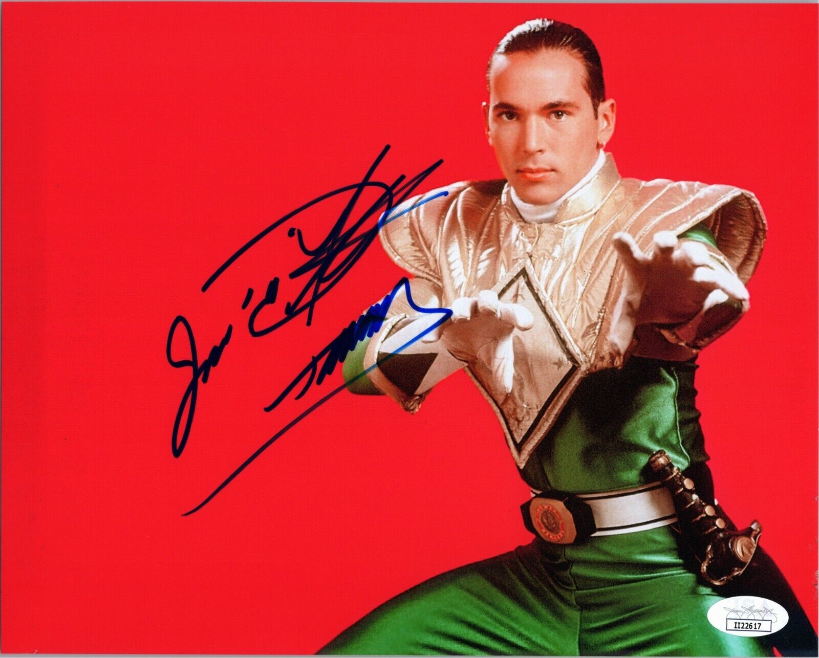 JASON DAVID FRANK Authentic Hand-Signed POWER RANGERS