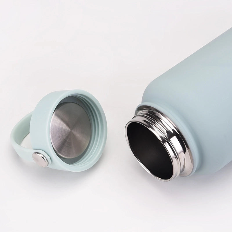 Casual Solid Color Stainless Steel Thermos Cup