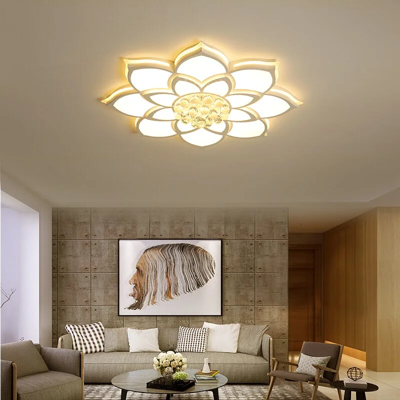 New Creative Rings Modern Led Ceiling Light For Living Room Bedroom Study Room Home Indoor Led Ceiling Light Fixture