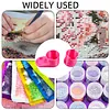 Diamond Painting Drill Shaker Tray 3D Printed Rhinestone Art Bead Sorting Box Portable Diamond Painting Storage Tray for DIY Enthusiasts Beginners