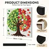 Summer Green Button Tree DIY Button Art Painting Kit 30x30cm