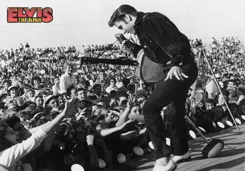 ELVIS PRESLEY POSTER - ON STAGE 1 - Photo Poster painting POSTER INSERT -  POSTAGE!
