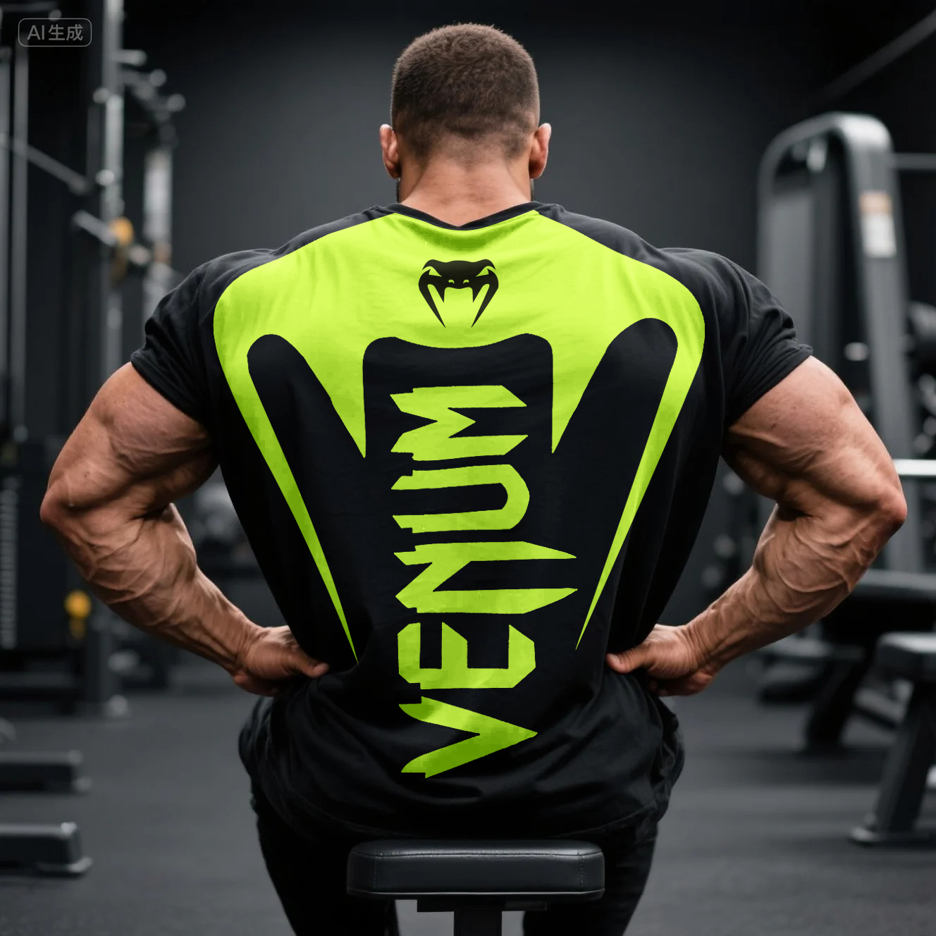  High-Performance Graphic T-Shirt for Fitness Enthusiasts