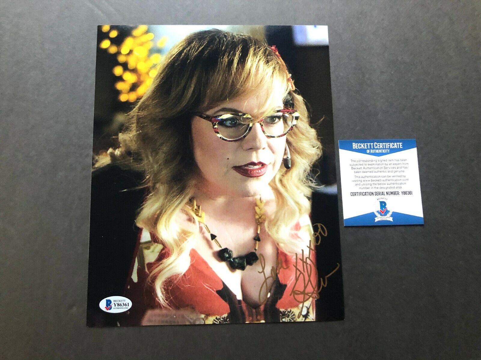 Kirsten Vangsness Hot! signed autographed Garcia 8x10 Photo Poster painting Beckett BAS coa