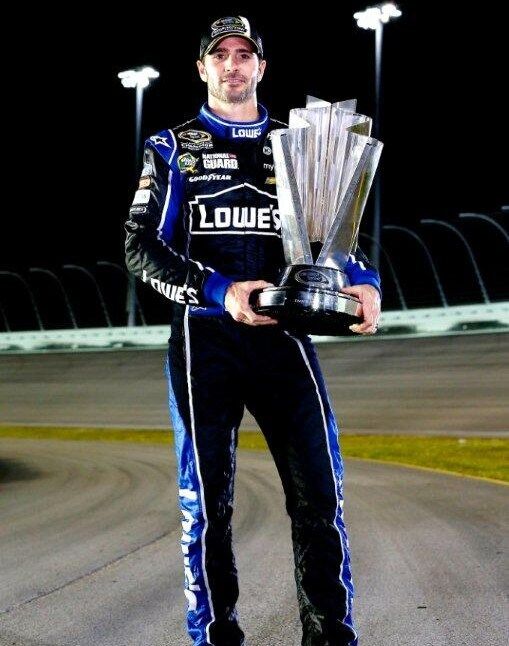 JIMMIE JOHNSON 6 Time Champion 2013 NASCAR Glossy 8 x 10 Photo Poster painting Poster Lowes