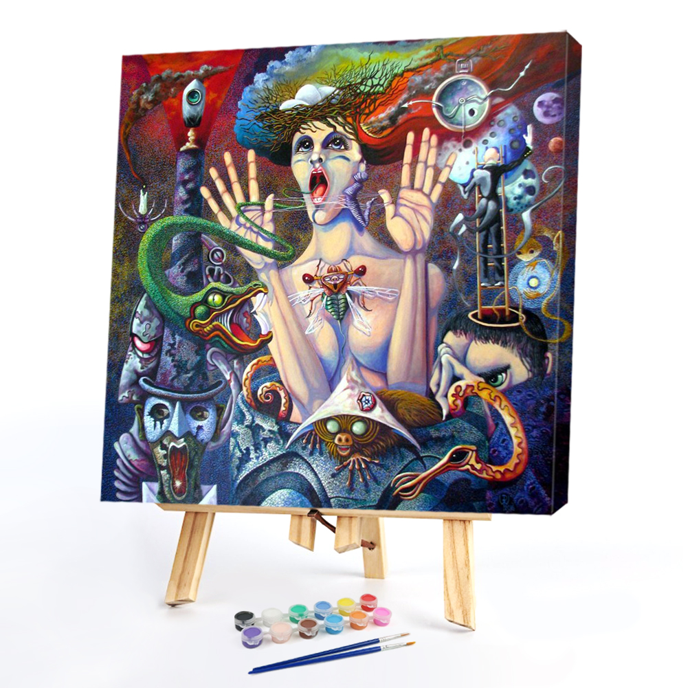 

40*40CM - Paint By Numbers - Abstract World, 501 Original