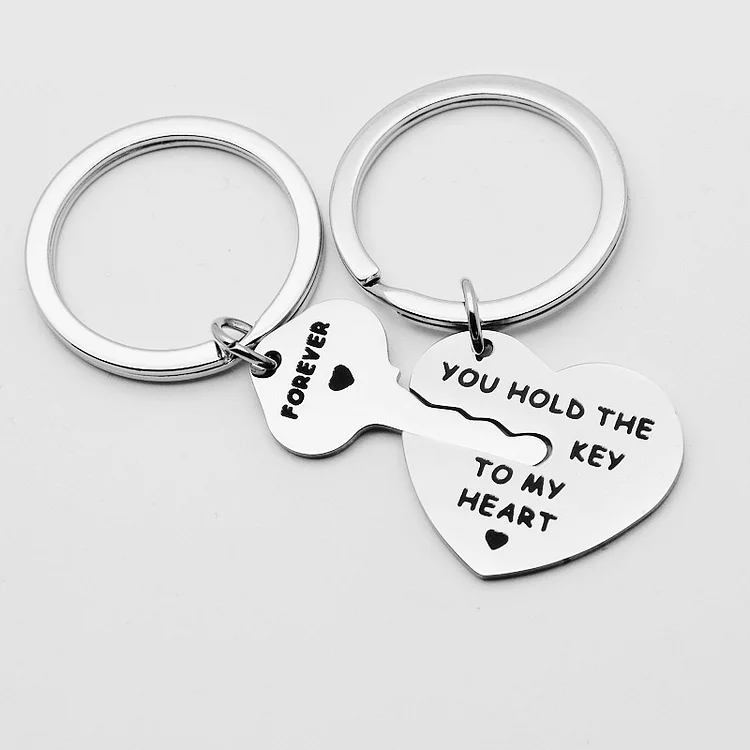 Couple Key and Lock Keychain Valentine's Day Gifts