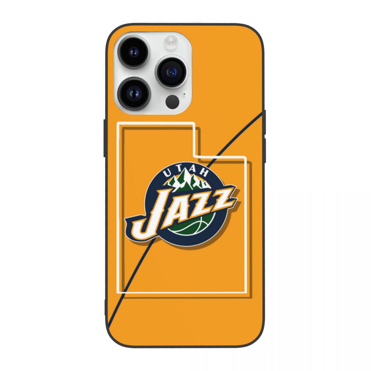 Utah Jazz Yellow iPhone 14 Thin Case