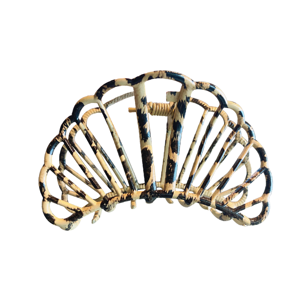 

Korean Leopard Pattern Hair Claw Clamps Metal Women Hairpin Crab Headwear, 501 Original