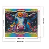 Flower Cow - Round AB Drills Diamond Painting(50*45cm)