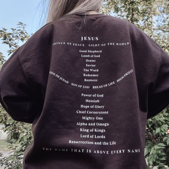 Round Neck Long Sleeve Letter Print Casual Sweatshirt