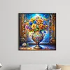 Diamond Painting -5D Full Round Drill Flowers and Vases(40x40cm)
