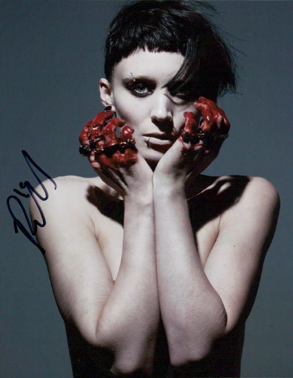 Rooney Mara signed 8x10 Photo Poster painting In-person