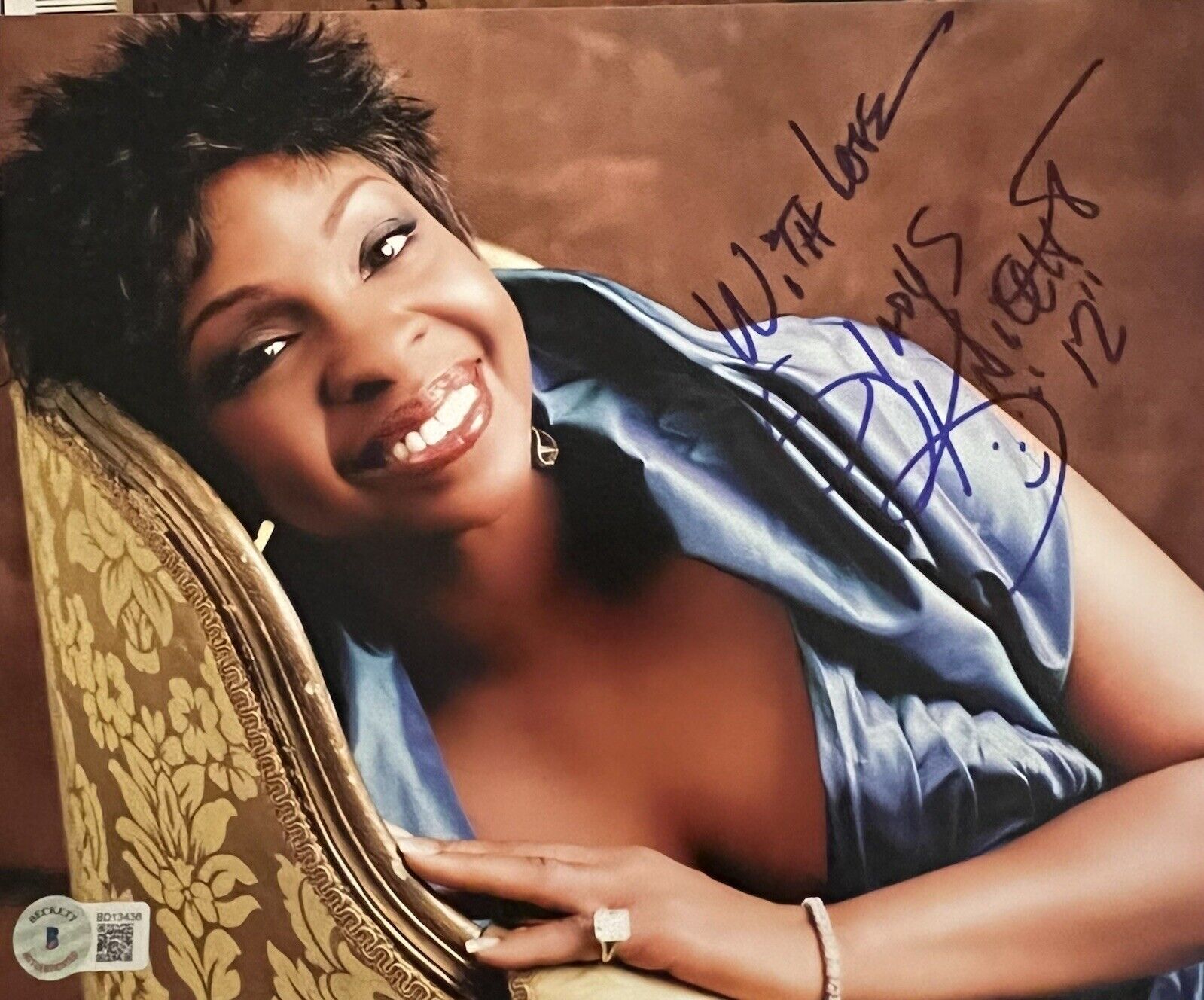 Gladys Knight Signed Autographed 8x10 Color Photo Poster painting Beckett authenticated?