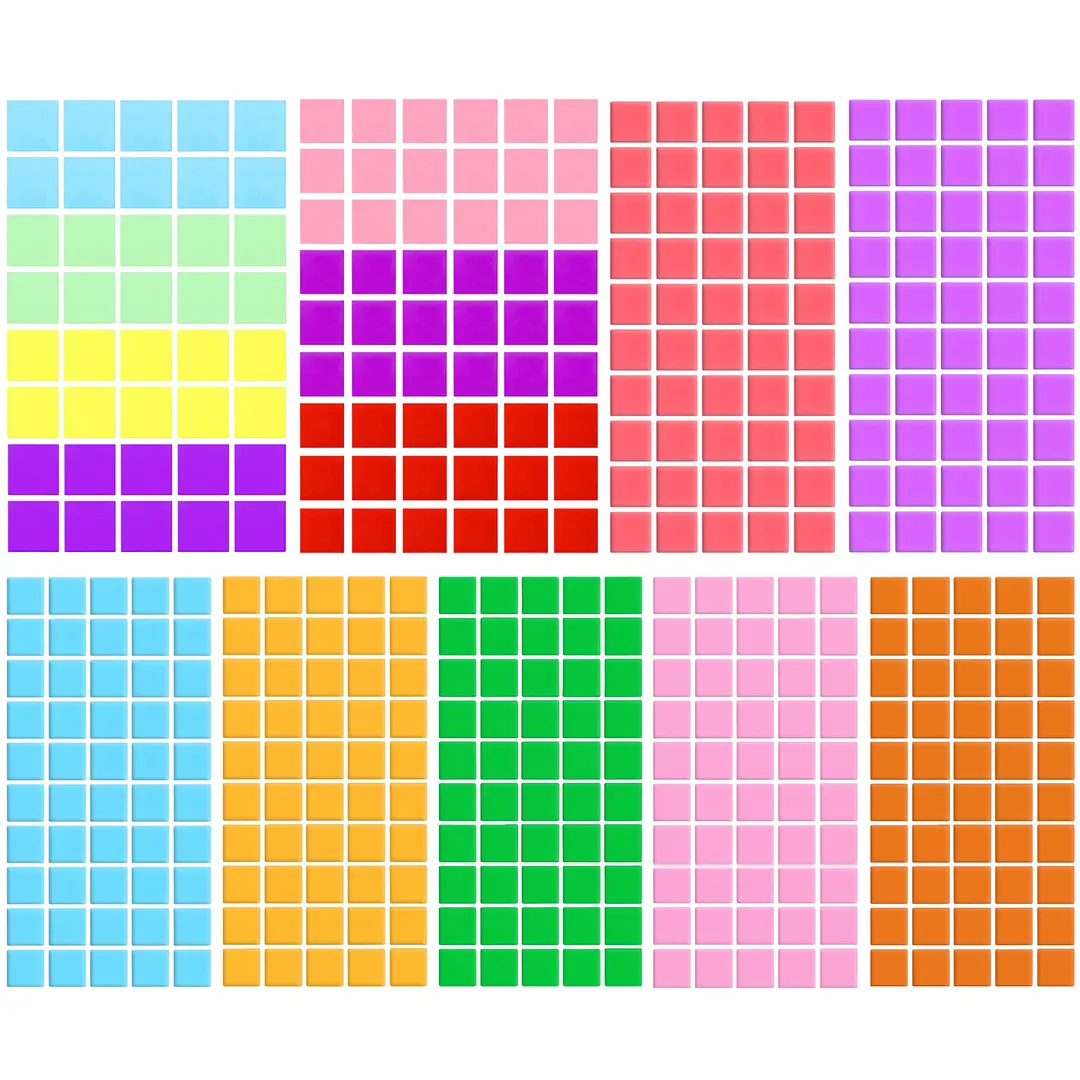 100pcs Diamond Art Wax 2.5x2.5mm Diamond Art Painting Accessories and Tools DIY Diamond Painting Wax for Family Handicraft Activities Leisure Time