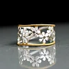 Irregular Hollow Daisy Ring
