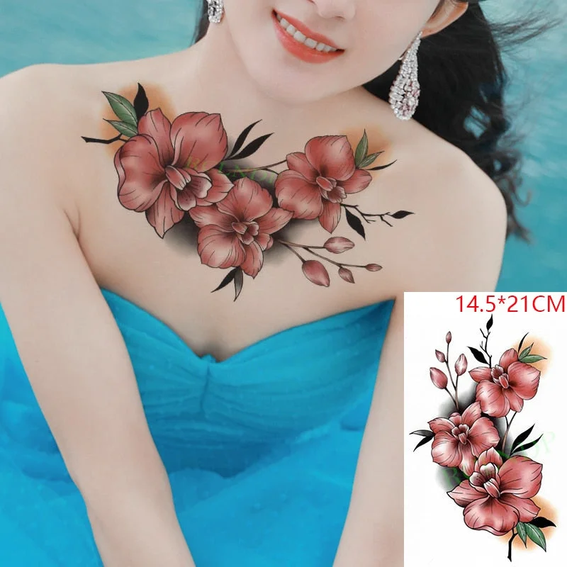 Waterproof Temporary Tattoo Sticker divine wings of angel tatto stickers flash tatoo fake tattoos for girl women lady 7