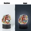 Cute Animal Diamond Painting LED Lamp Diamond Painting Night Light (Horse)
