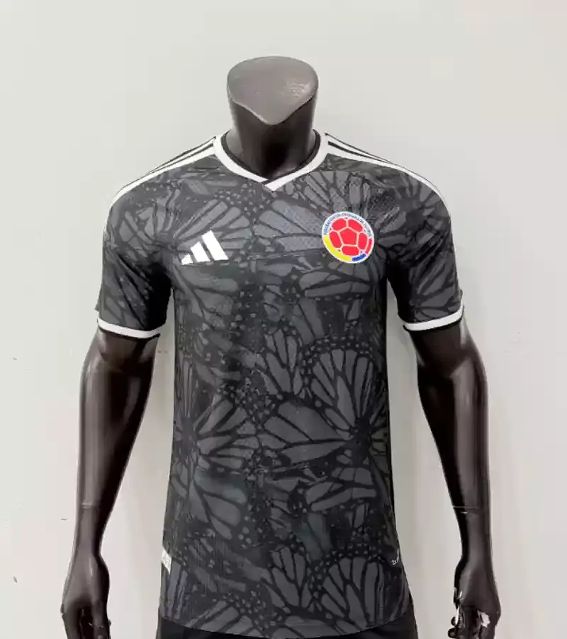 2026 Player Colombia Black Grey Soccer Jersey 1:1 Thai Quality