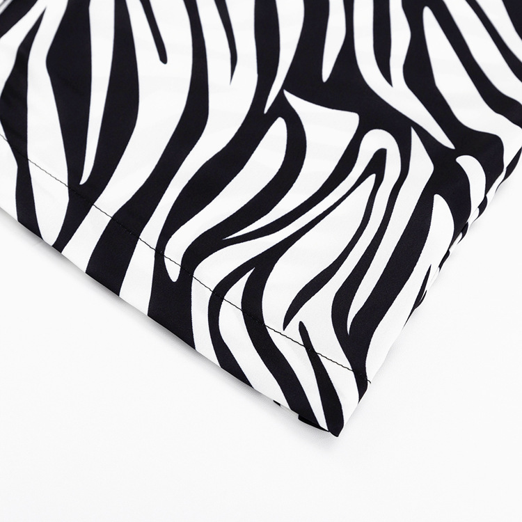 Ootddress Women Two Piece Sets Outfits Zebra Printed Loose Shirt Tops And High Waist Shorts Set 2025 Casual Streetwear Summer New