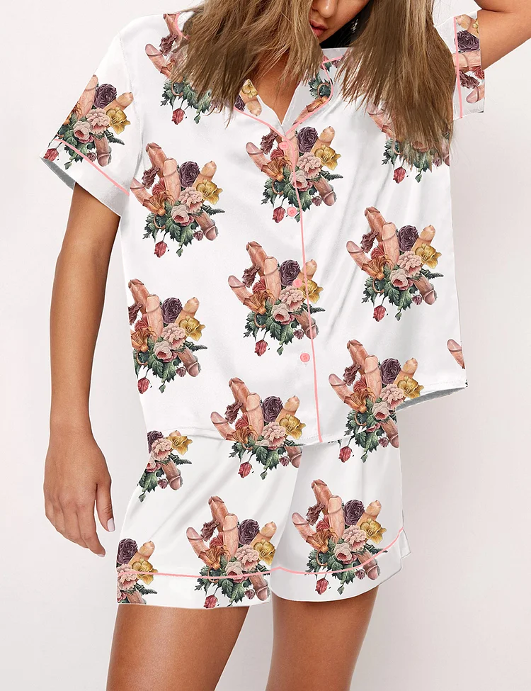 Women's Flowers Pajama Set