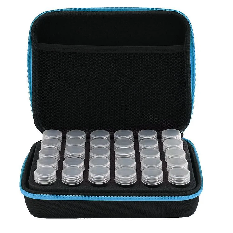 30 Bottles Diamond Painting Charms Box Embroidery Tool Storage Hand Bag gbfke