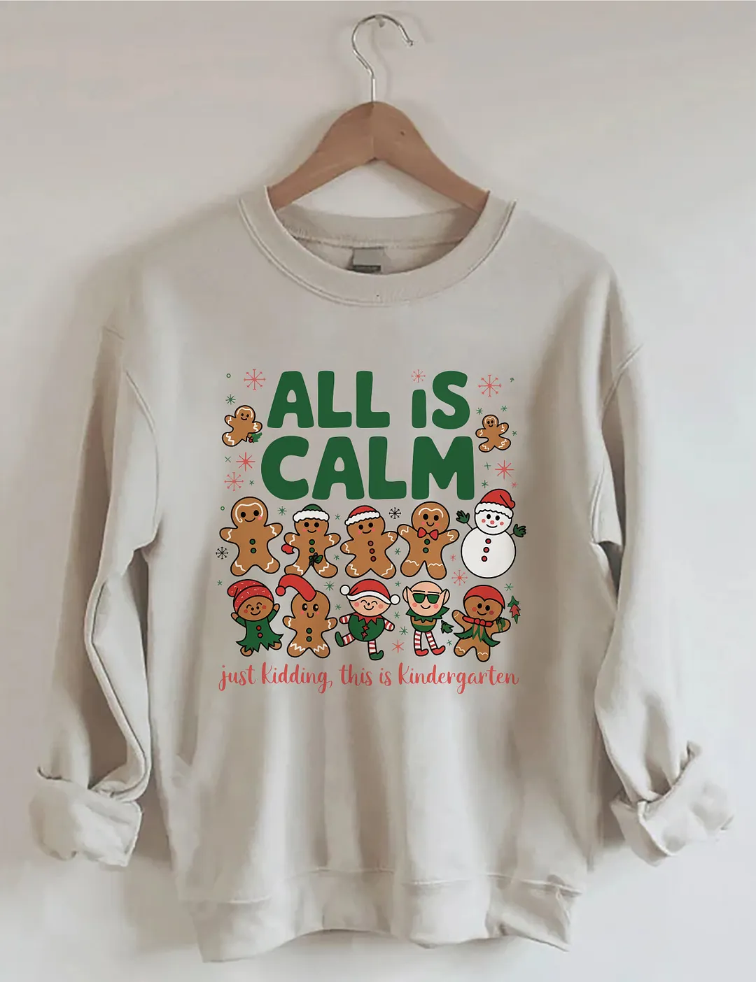 Kindergarten Teacher Christmas Sweatshirt