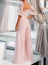 Empire Half Sleeves Wide Leg Jumpsuits