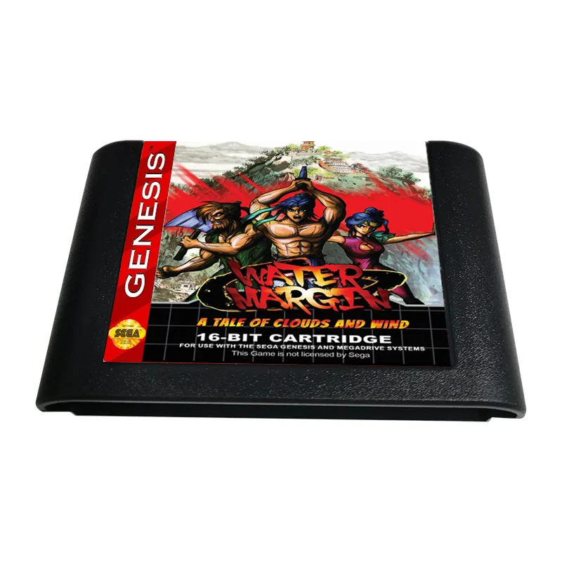 WATER MARGIN MD Game For SEGA Genesis & Mega Drive - 16 Bit Game Cartridge