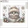 Diamond Painting-DIY Crystal Rhinestone Cat