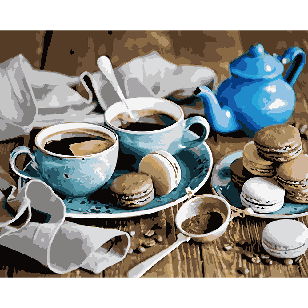 

40*50cm - Painting By Numbers - Afternoon Tea, 501 Original