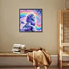 Diamond Painting-DIY Full Round Drill Colorful Lion