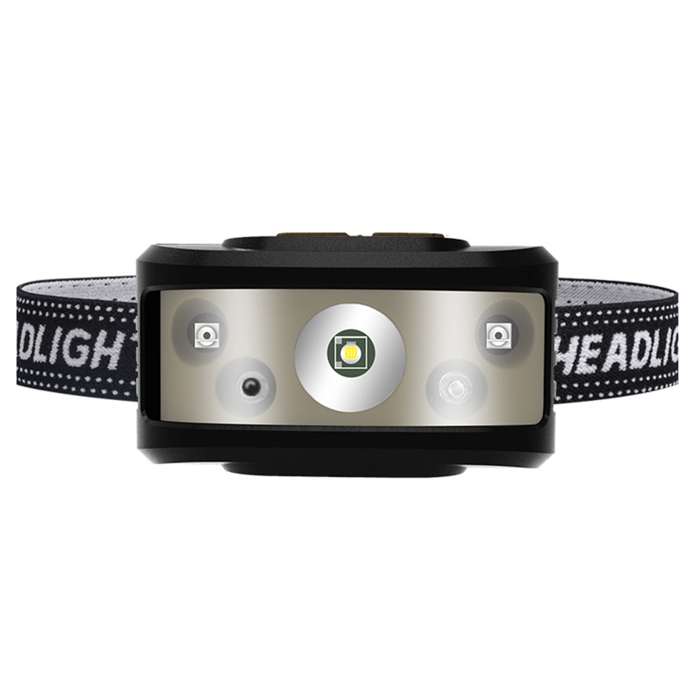 

LED Headlamp Rechargeable Headlight Waterproof Sensor Camping Flashlight, 501 Original