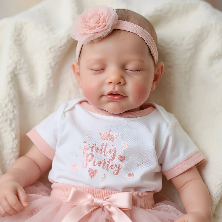 Babeside Sleeping Reborn Baby Liya 20" Little Infant Girl Building Lovely Memories