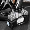 12V Car Tire Inflator 150PSI Dual Cylinder Tire Inflator Portable Air Compressor